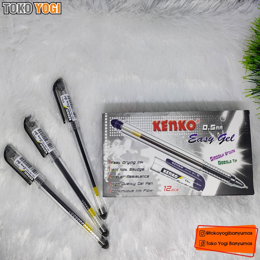 

KENKO BPT EASY GEL 0,5mm ISI 12 PCS HITAM