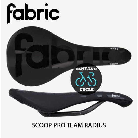 SADEL FABRIC Scoop Pro Radius Team 142mm Saddle - Sadel Sepeda Carbon Rail