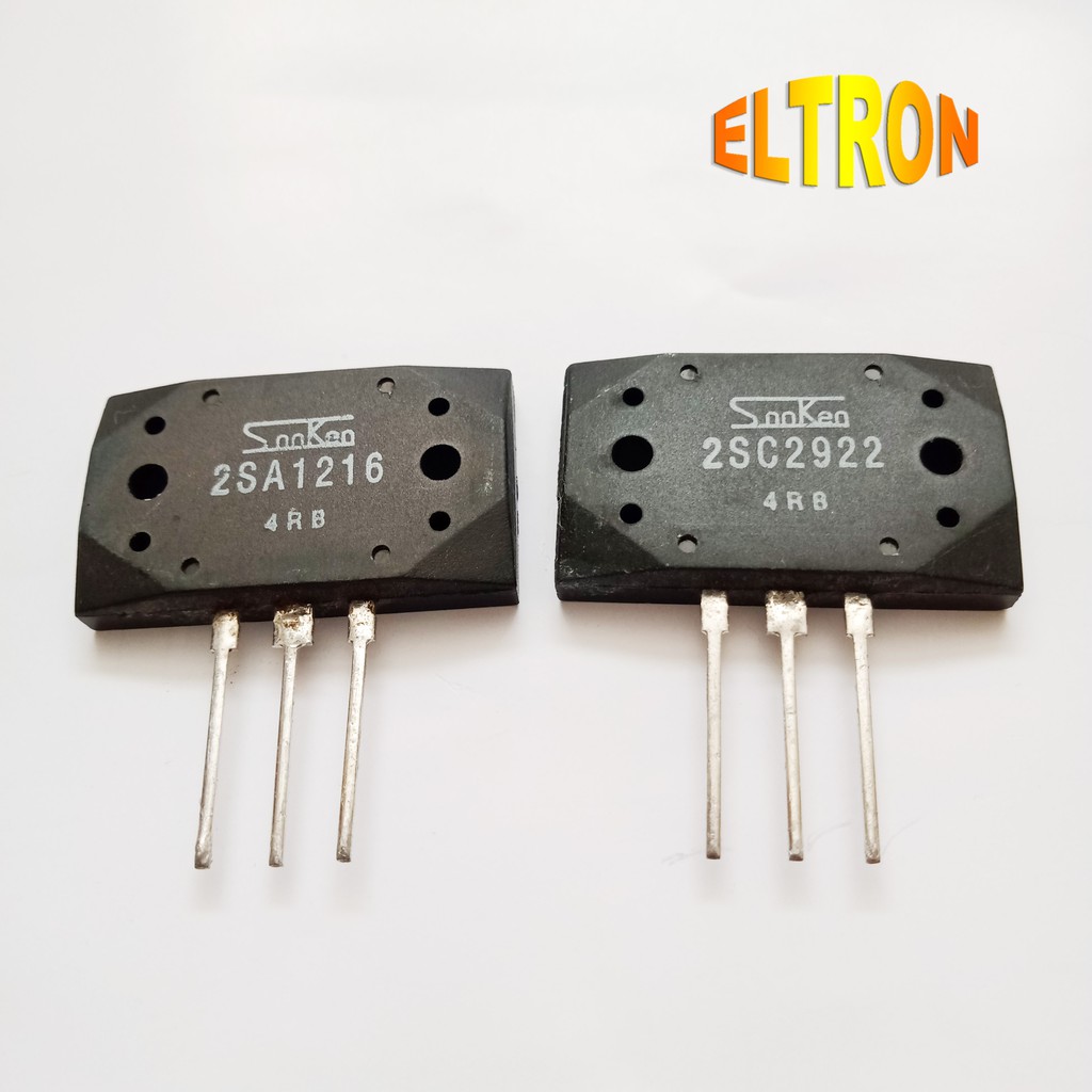 Transistor SANKEN 2SA1216 + 2SC2922 4RB