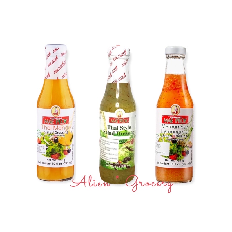 MAE PLOY Thai Style Salad Dressing Thai Mango Vietnamese Lemon Grass 285ml