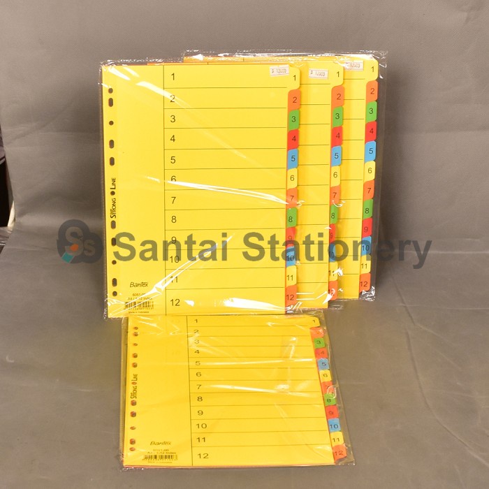 

Hemat Pembatas Binder Bantex A4 1-12 6051 Isi 12 Terlaris