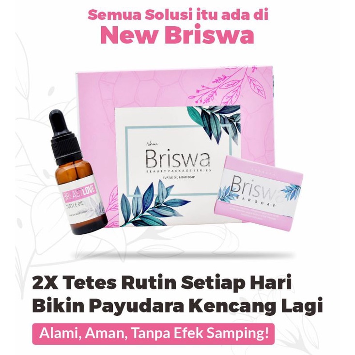 [ORI] NEW BRISWA - Beauty Package Asli Serum Pembesar & Pengencang Payudara Wanita