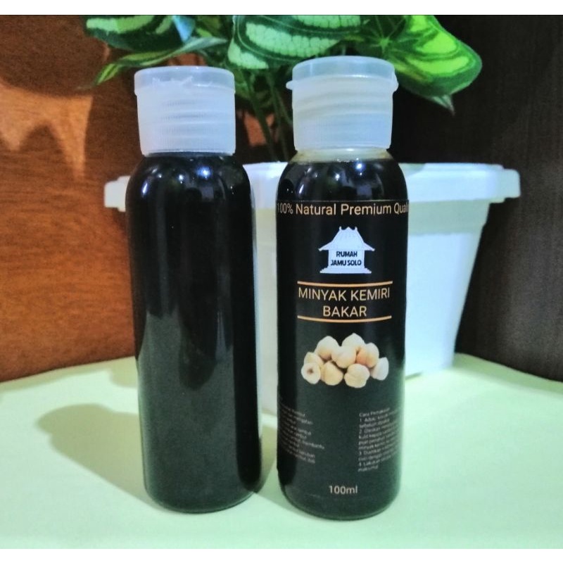 Minyak kemiri bakar murni 100%