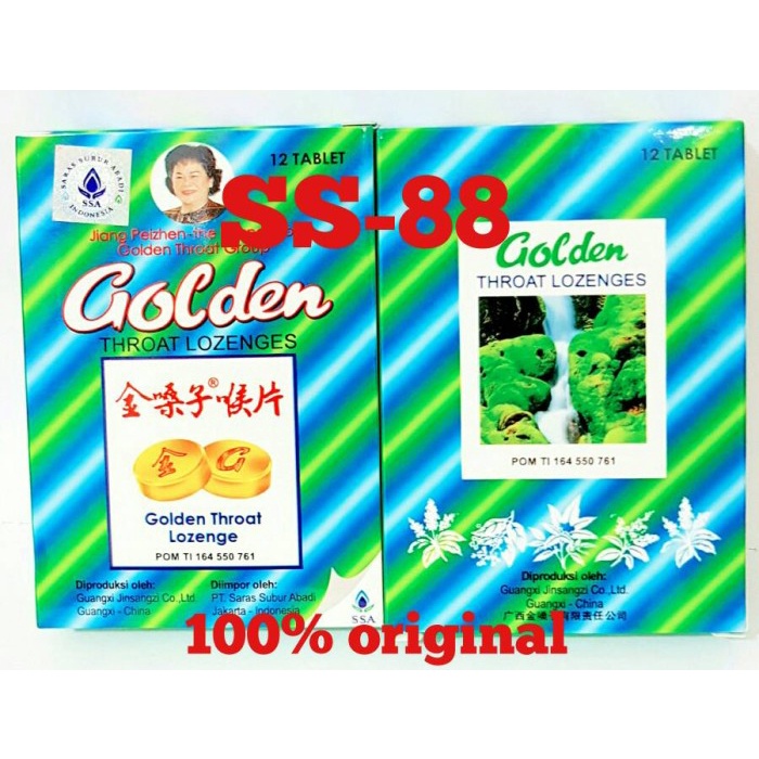 

GOLDEN THROAT LOZENGE (PERMEN PELEGA TENGGOROKAN) KHASIAT JOSS !!