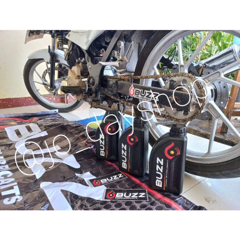 Oli Buzz 10w40 1L untuk segala jenis Mesin Kendaraan Motor/Mobil