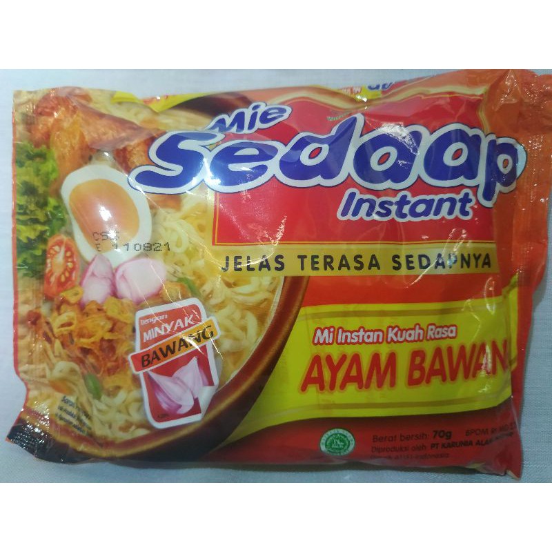 

Mie Sedaap rasa ayam bawang 70g