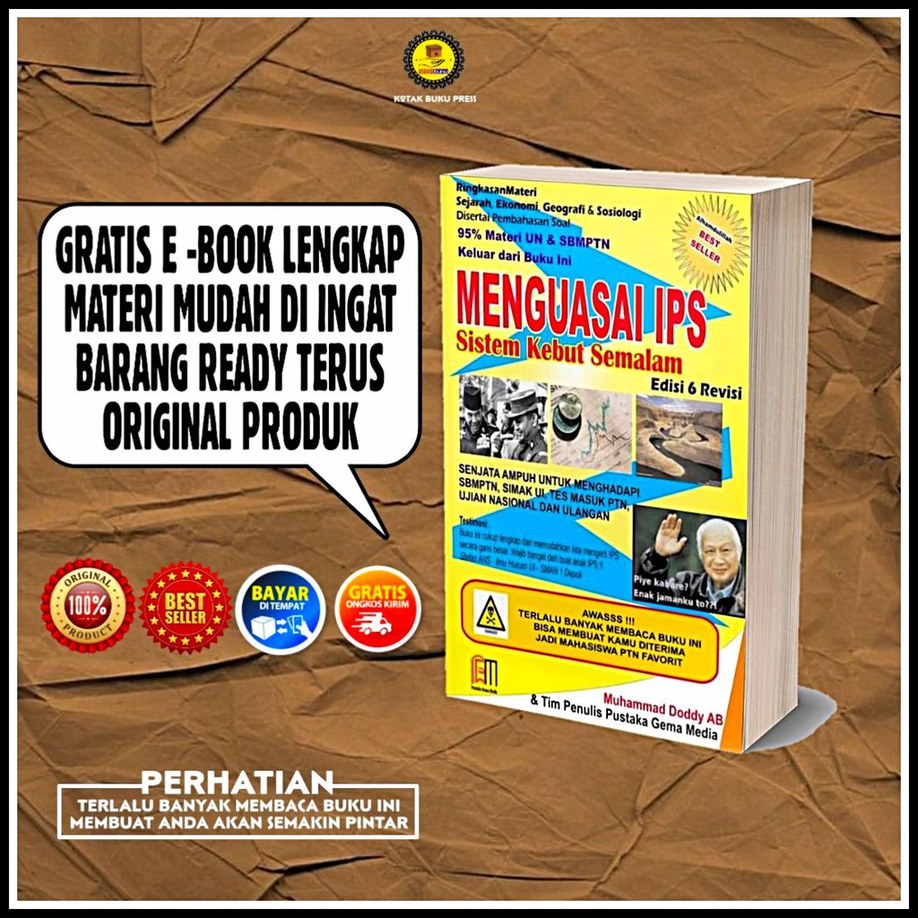 BUKU SKS IPS / BUKU SKS IPA / MENGUASAI IPS / MENGUASAI IPA / SISTEM KEBUT SEMALAM / MELIBAS RATUSAN
