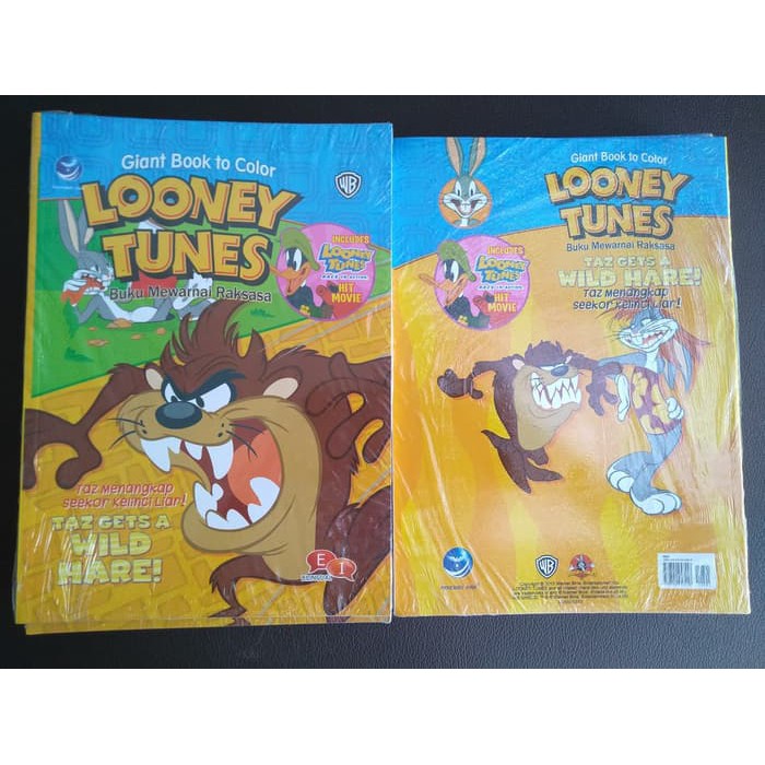 Giant Book To Color : Looney Tunes (buku mewarnai raksasa)