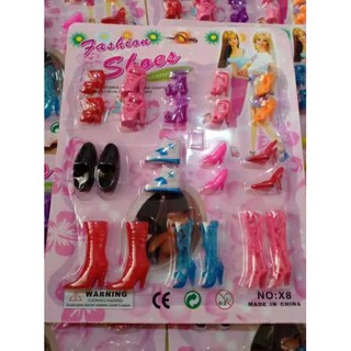  KODE J0794 Sepatu  boneka barbie  barbie  shoes aksesoris 