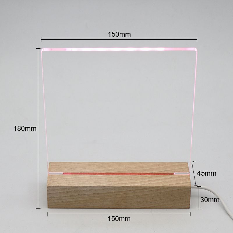 Gemoy DIY acrylic lamp / paket DIY acrylic led / lampu hias acrylic gift DIY kado hadiah / stand led