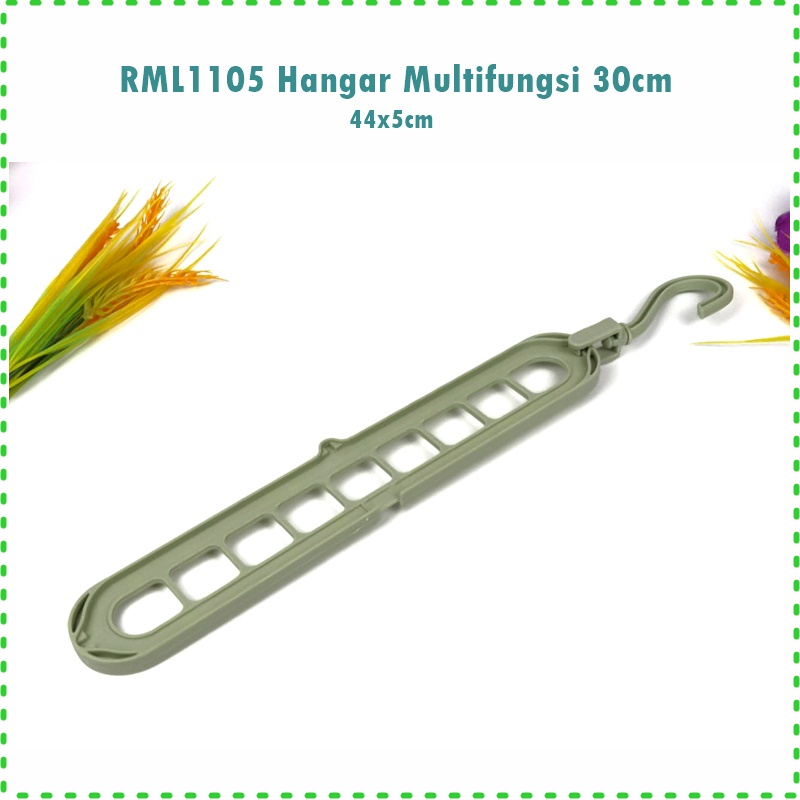 RML1105 Hanger Baju Multifungsi/Hanger Ajaib 30cm