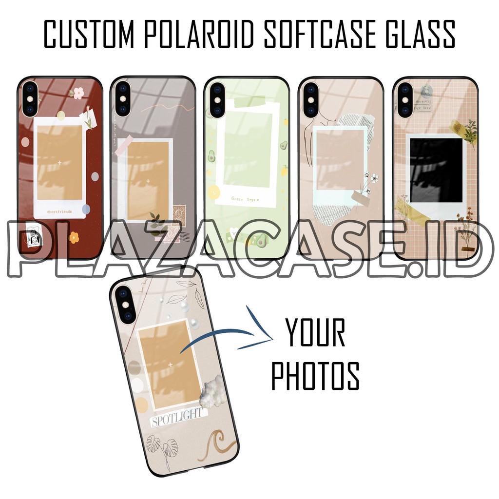 Custom Polaroid Softcase Glass [K78] for ALL TYPE