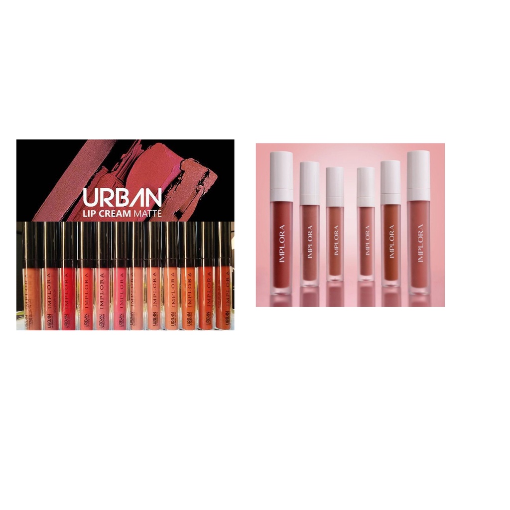 Implora LIPCREAM URBAN MATTE | Implora LIPCREAM MATTE VELVET | Implora LIPCREAM RELAXA