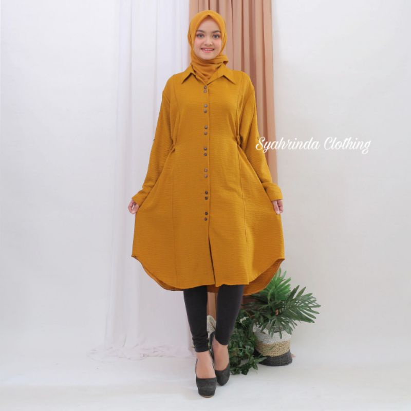 TUNIK BAJU POLOS KATUN XXL XXXL JUMBO SIZE / ATASAN WANITA TERBARU / BAJU MUSLIM MURAH