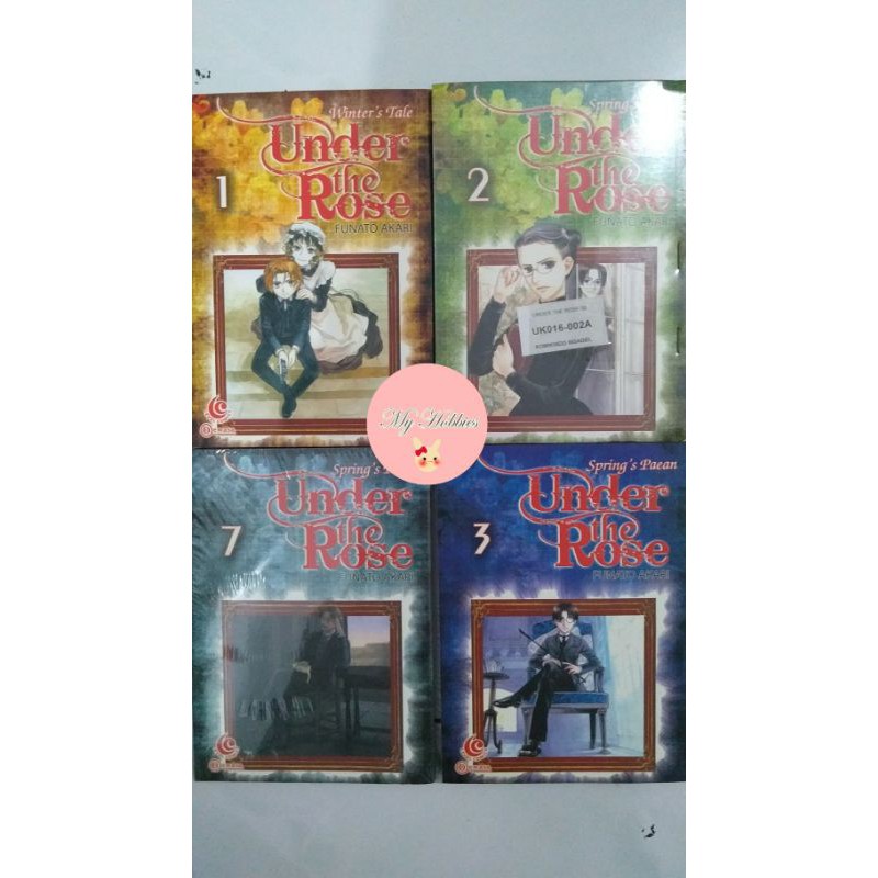 Under The Rose 1 set (tersegel/terbuka)