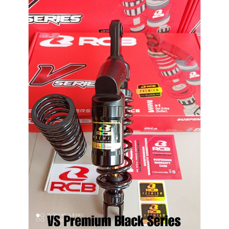 Shock RCB VS Premium Black Vario 125 Vario 150 Beat Deluxe Scoopy new Beat street Beat POP Beat fi Vario 110 Spacy Mio M3 Fino 125 Xeon Mio Soul GT X ride Mio z Mio S Freego Mio j Original RCB