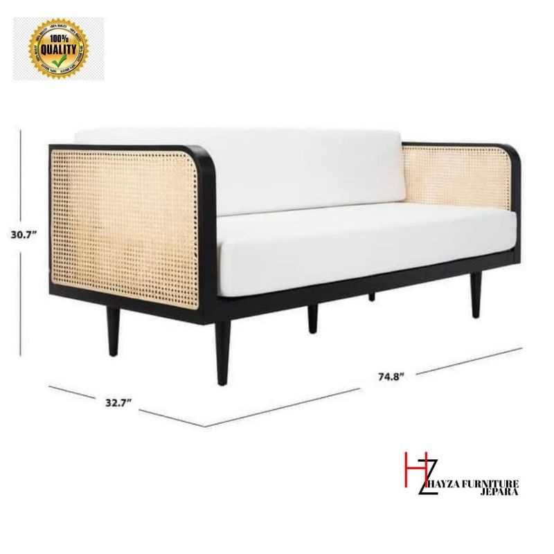 kursi sofa rotan soffa bed rotan jati kursi mininalis rotan kursi modern sofa kayu rotan modern jati