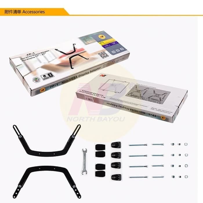 BRACKET VESA MOUNT ADAPTOR 17-27 INCH COCOK UNTUK TV YG TIDAK ADA VESA