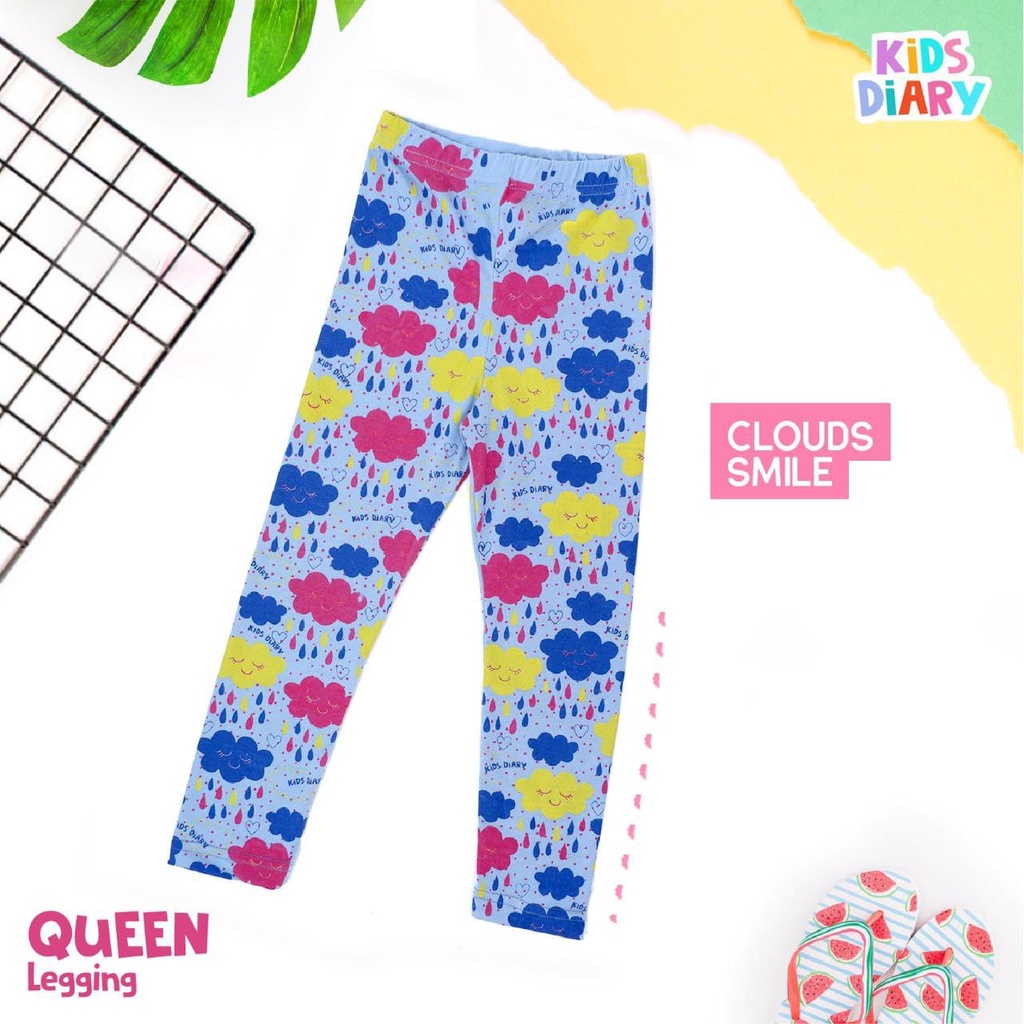 LEGGING ANAK PEREMPUAN MOTIF SABLON 7-10 TAHUN