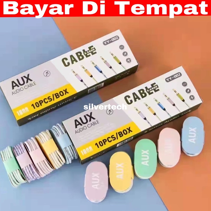 Silvertech Kabel Aux Macaron Aneka Warna ( Random )