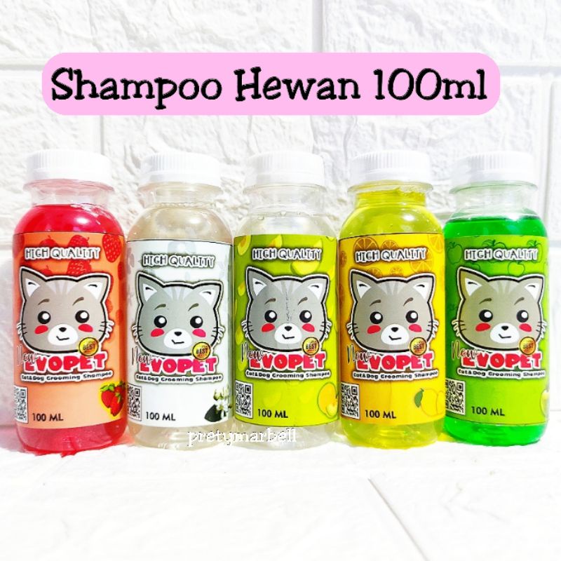 Shampoo Kucing Evopet Anti Kutu Jamur 100ml Murah