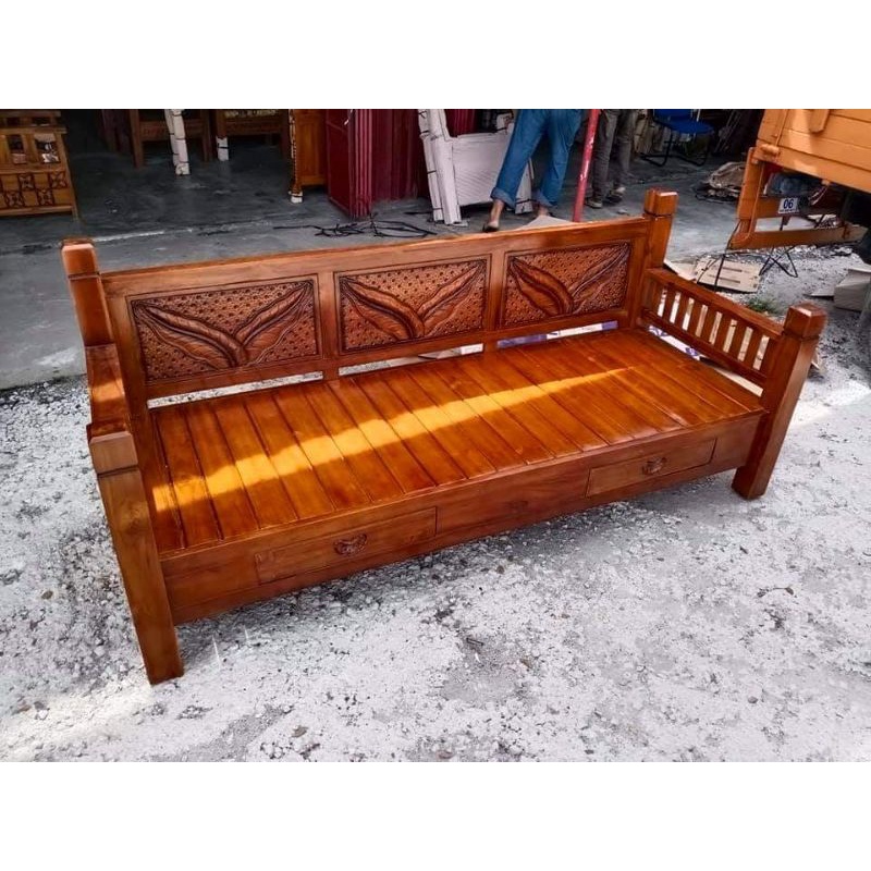 sofa Daybed minimalis balebale minimalis model jati