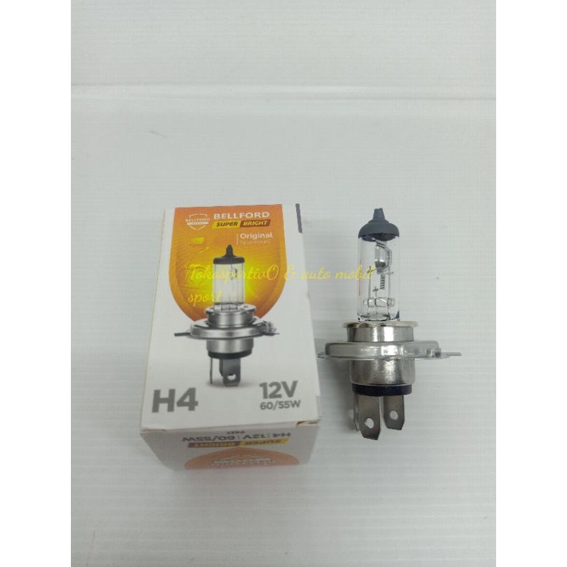 Lampu bohlamp H4 12v 60/55w made in Jerman bohlamp h4 55w mobil original Lampu utama mobil halogen