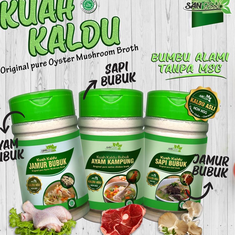 

LANGSUNG BELI kaldu MPASI Bayi Non MSG Non Pengawet Sanfood / Kaldu Ayam Sapi Jamur Seafood**
