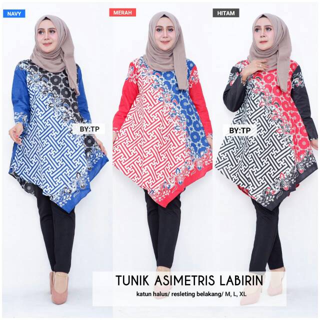 Tunik asimetris labirin