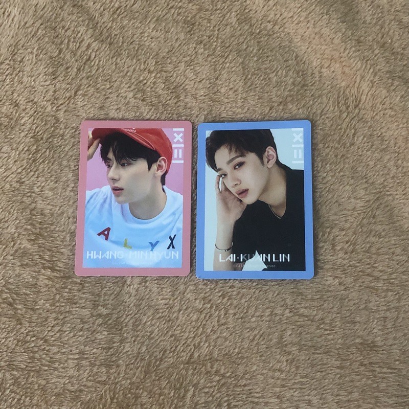 Wanna One Official Photocard To Be One Minhyun, Lai Guanlin