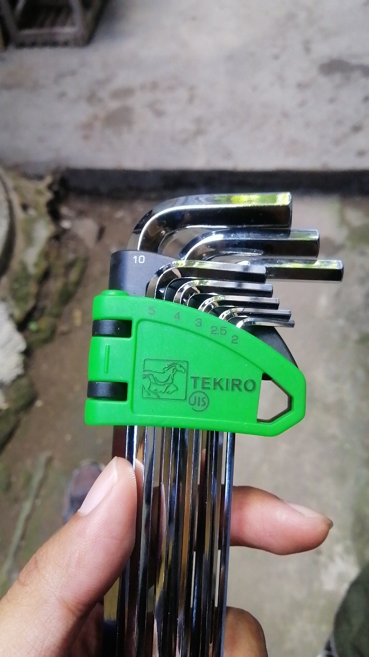 Tekiro Kunci L Set Metrik Panjang 8 Pcs Tekiro