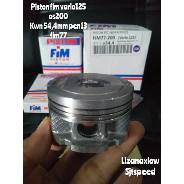 piston kit fim vario125 kwn os 200 54,4 mm pen13 fim77-2