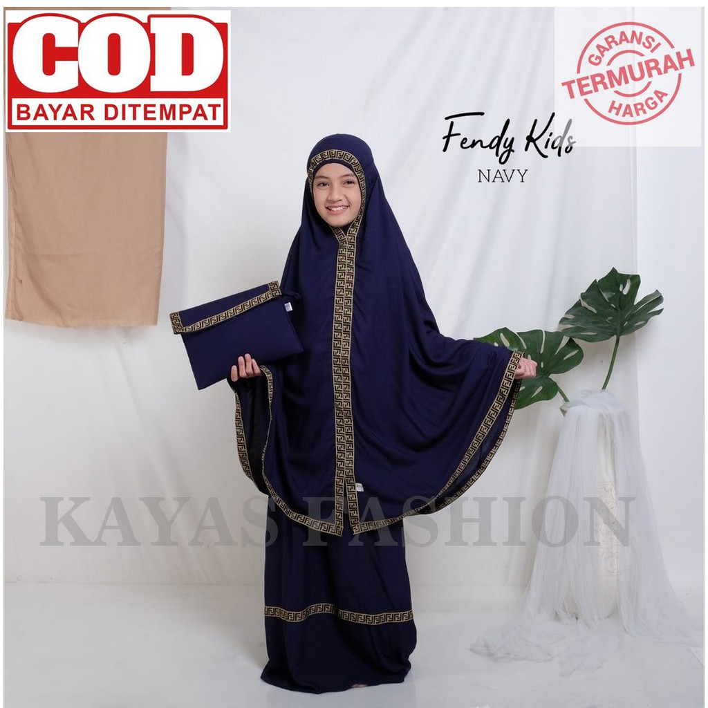 Mukena Cantik FENDY KIDS SD (maks tinggi anak 135 cm)