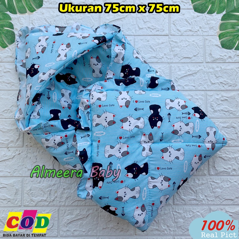 Ana Baby - Selimut Bayi Badcover Bayi Kualitas Premium Ukuran 75cm x75cm Topi Hoodye