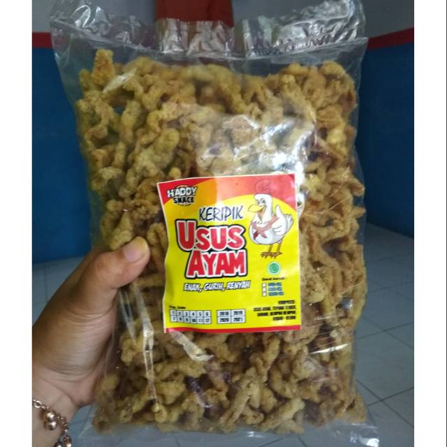 

Kripik Usus Ayam 500 gr