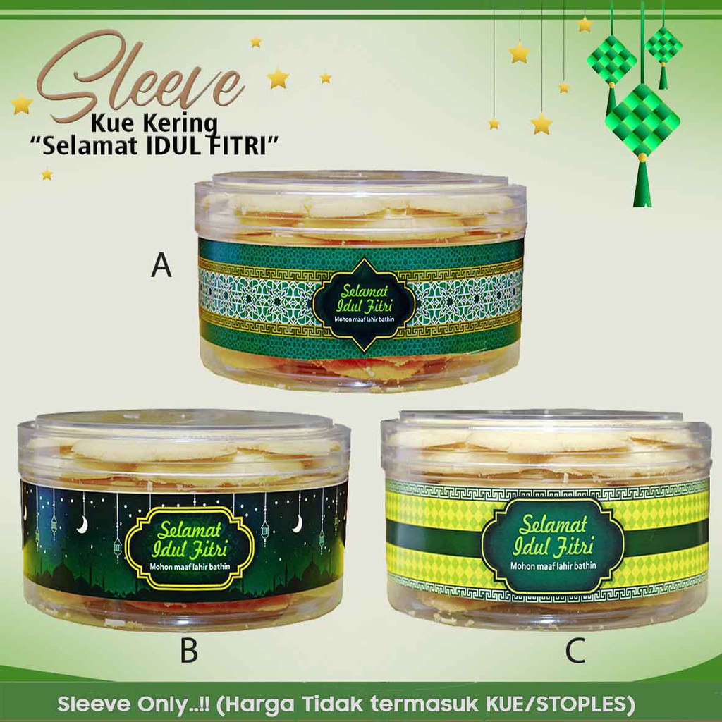 

Sleeve Lebaran - Aksesoris Idul Fitri - Pita Stoples Kue Kering - (100 pcs) S1