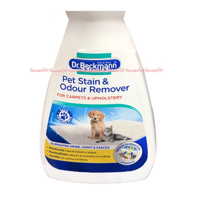 Dr Beckmann Pet Stain &amp; Odour Remover 650ml Pembersih Noda Bau Pipis Kencing Kucing Anjing Hewan Dengan Sikat Pets Drbeckman's Dr Beckman's