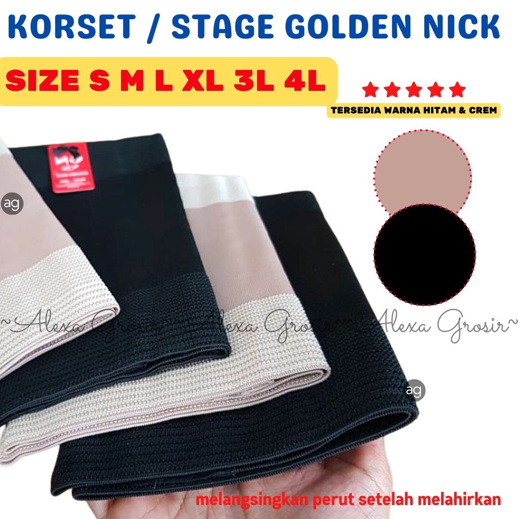 KORSET / STAGEN GOLDEN NICK YUTIND 122 TANPA TULANG