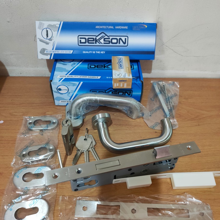 Laver handle Dekkson LHTR 84030 + Mortise MTS 84030 IL + Silender