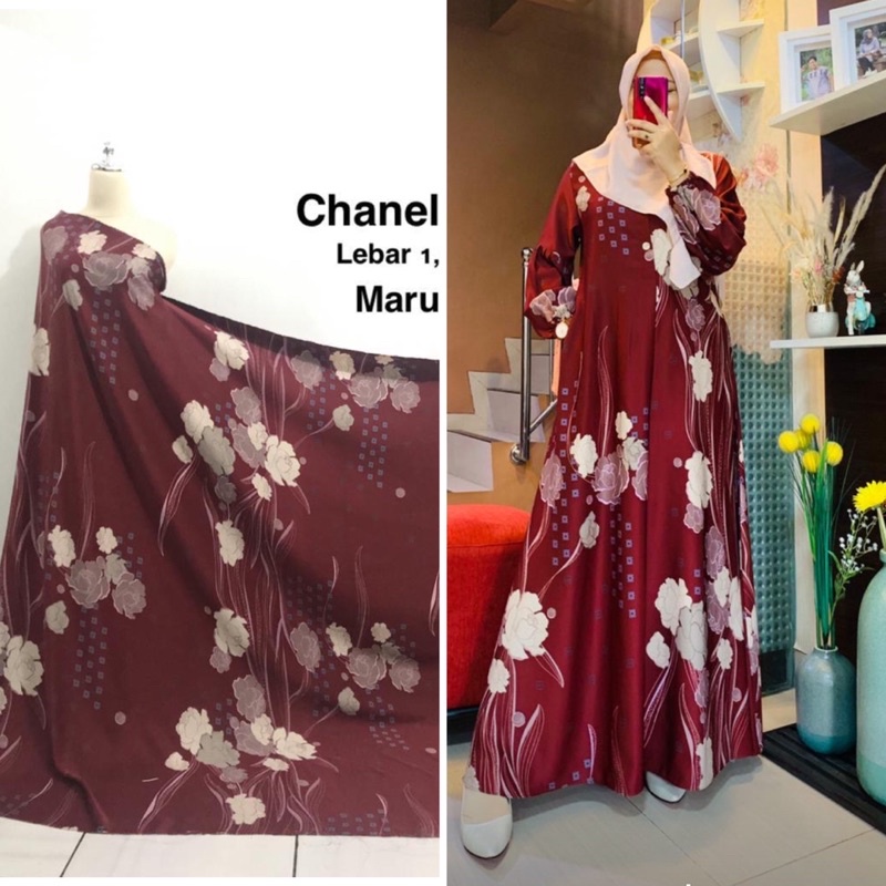 kain chanel silk referensi kamima