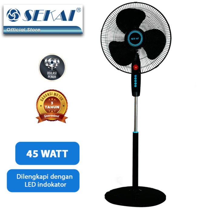 SEKAI Stand Fan 16 Inch SFN1621 Kipas Angin Tumpu SFN 1621