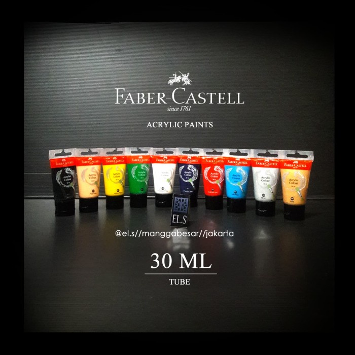 

Nikmati Faber Castell Acrylic 30 Ml - Cat Acrylic Bergaransi