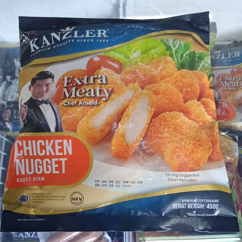 Kanzler Chicken Nugget 450g Naget Ayam