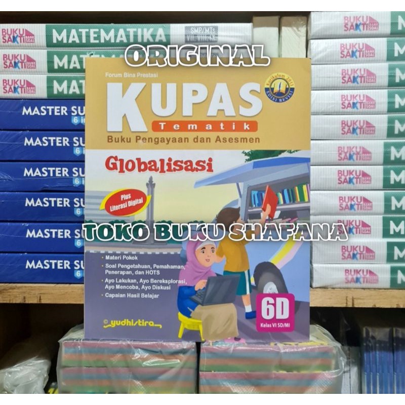 Paket Buku Kupas Tematik 6A 6B 6C 6D 6E Kelas 6 SD Yudhistira K13 Edisi Revisi ( Harga 5 Buku )