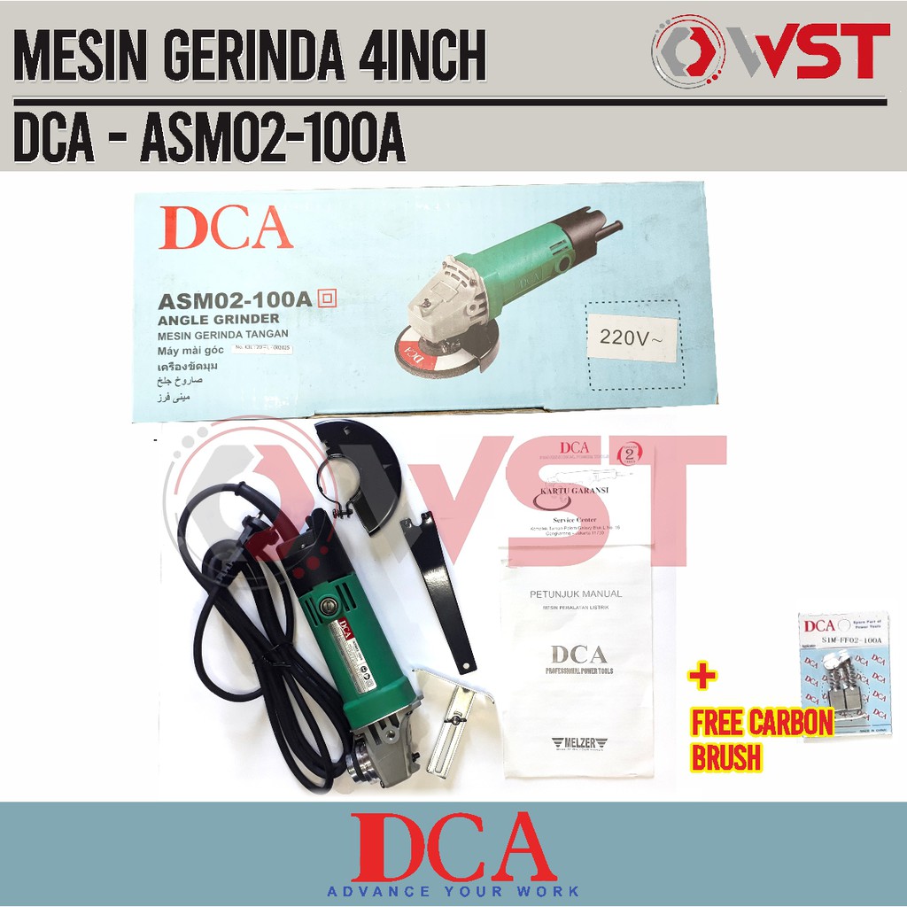 DCA ANGLE GRINDER / GERINDA TANGAN ASM02-100A