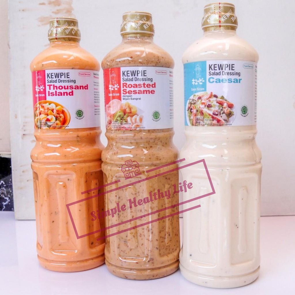 

Saus Salad Dressing Mayonaise Original Kewpie / Roasted Sesame / Caesar / Thousand Island (1Kg/1L)