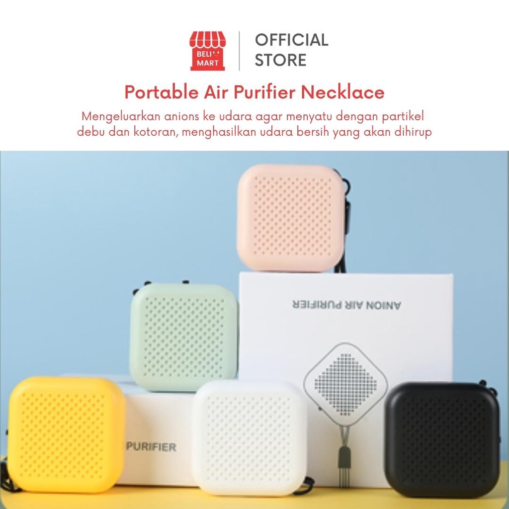 Air Purifier Sterilizer Portable Wearable Necklace | Kalung Air Purifier Ion Negatif Portable
