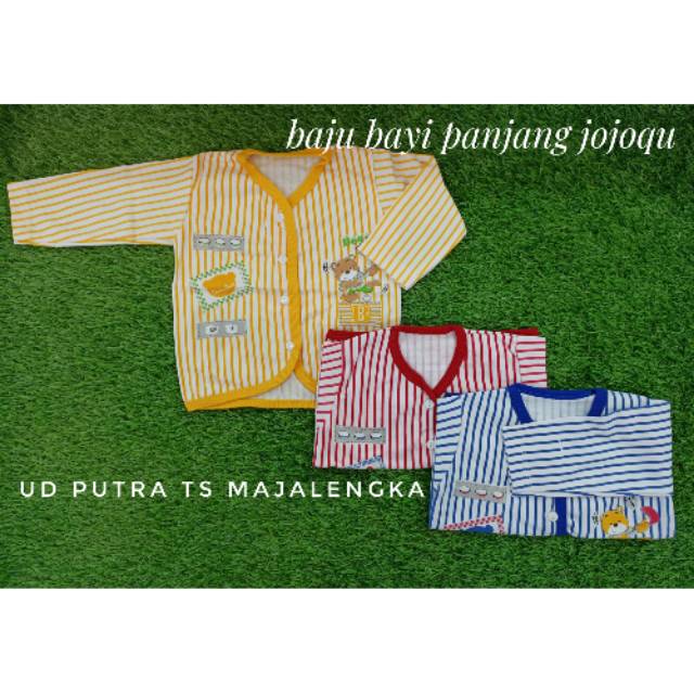 3pcs baju  bayi  panjang Jojoqu baju  bayi  panjang baju  