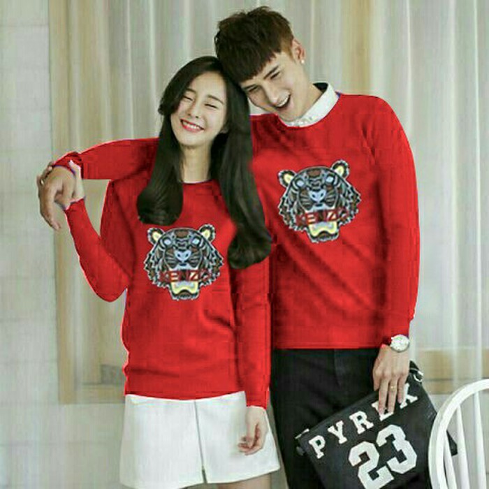 CP Macan Merah Kaos Couple Terbaru Termurah