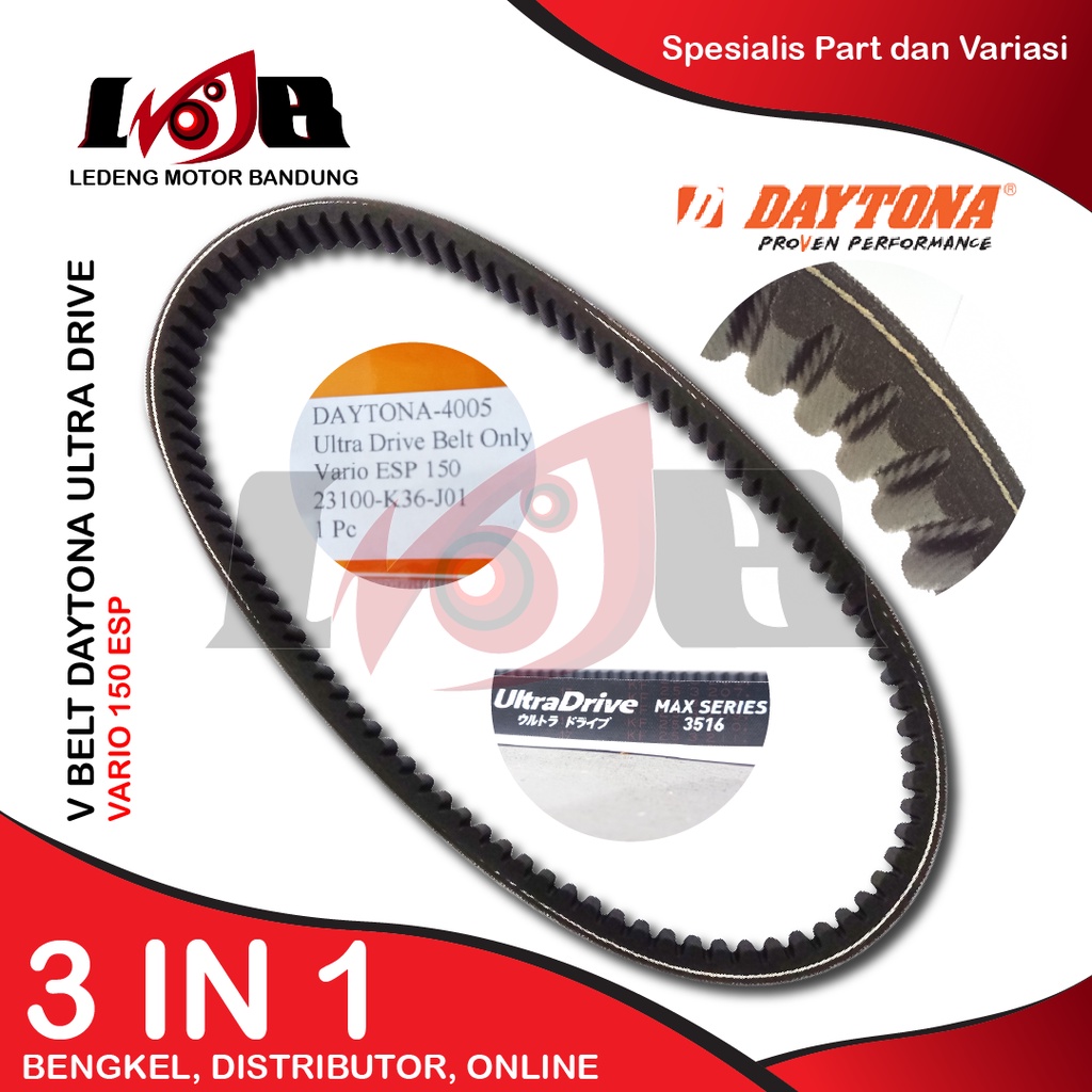 Van Belt Vario 150 ESP Daytona Ultra Drive Vbelt Timing CVT Racing Parts